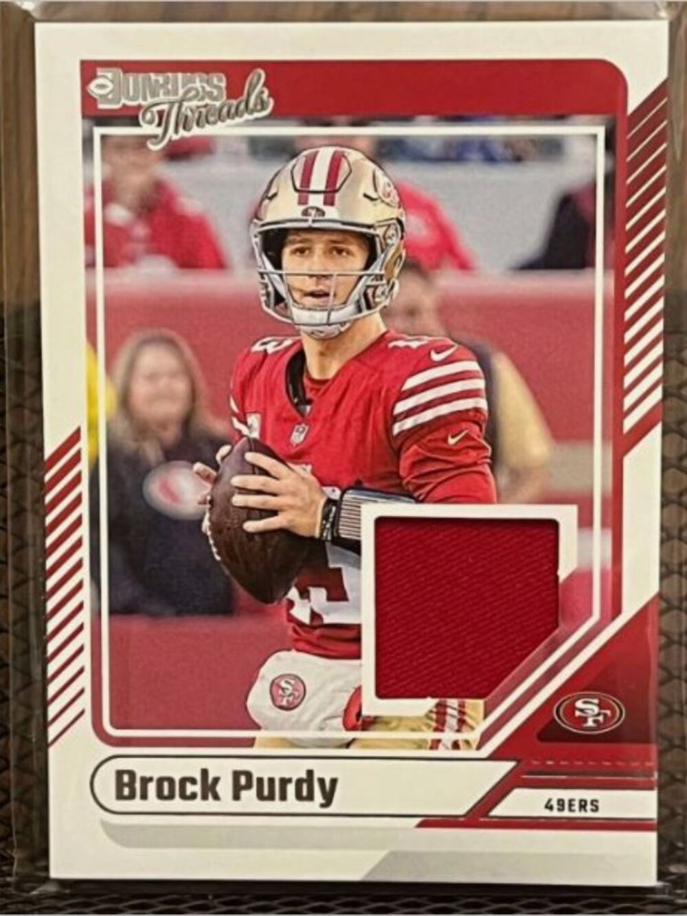 2024 Donruss Brock Purdy San Francisc 49ers Donruss Threads Patch card #DTH-BPU